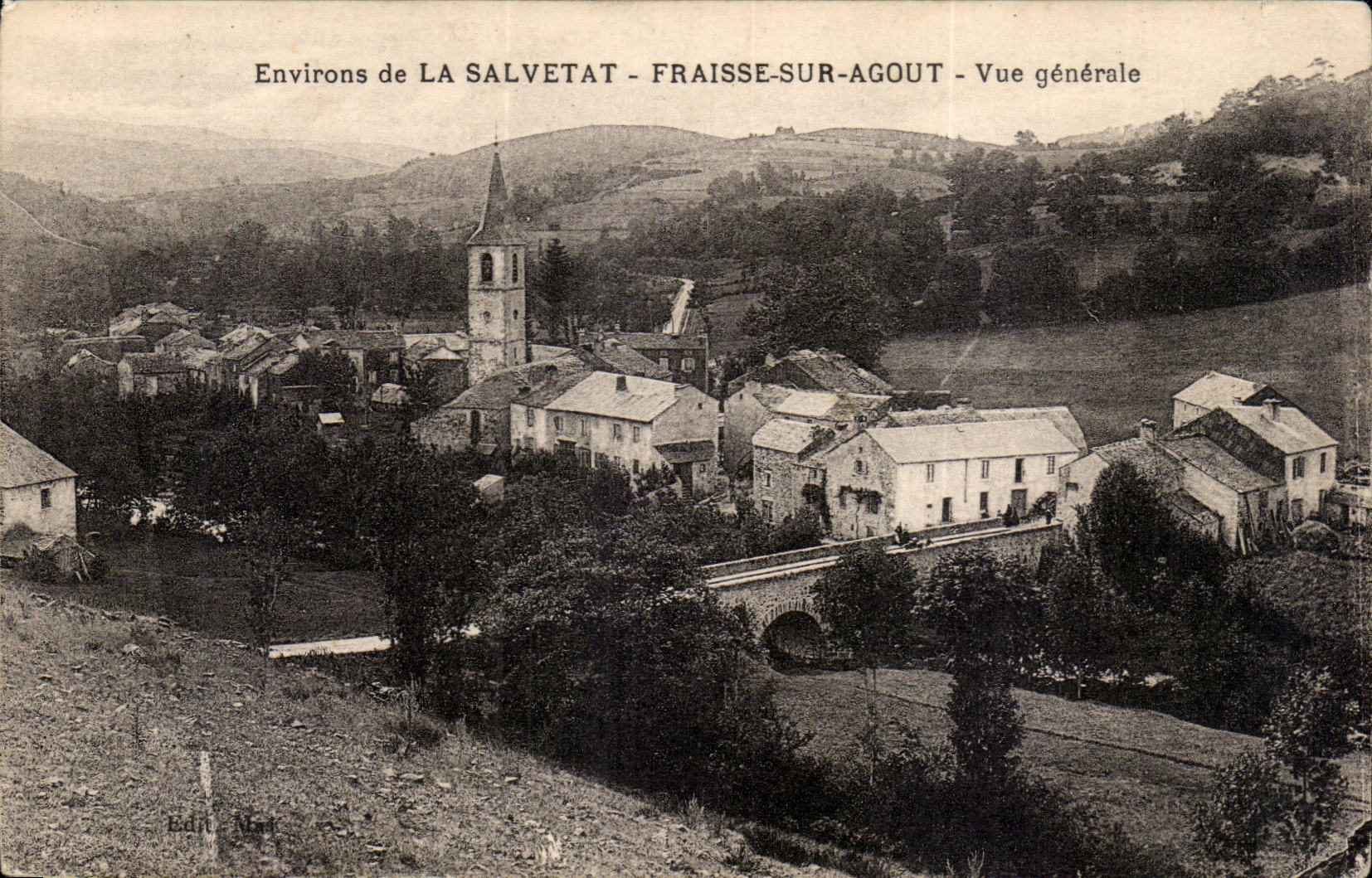 Environs de Salvetat - Fraisse sur Agout - Vue Generale - CPA 