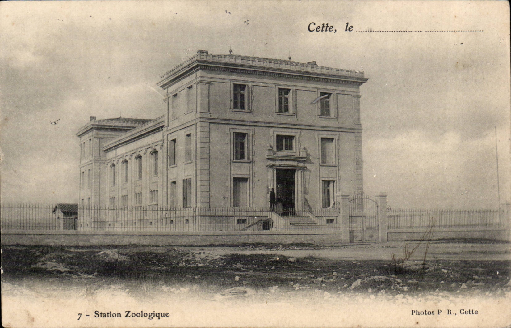 Cette sete CPA Station zoologique Zoo