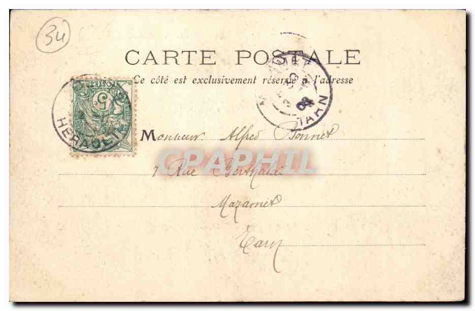 Cette sete CPA Station zoologique Zoo — Back