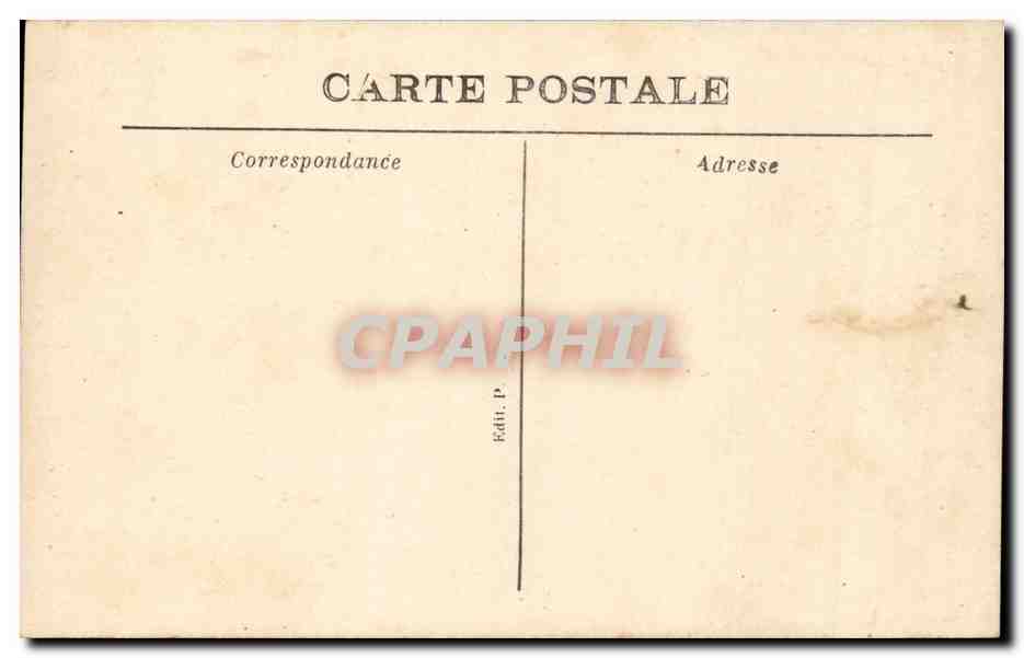 Cette sete CPA Station balneaire Coup de mer et tempete sur les rochers du Mole — Back