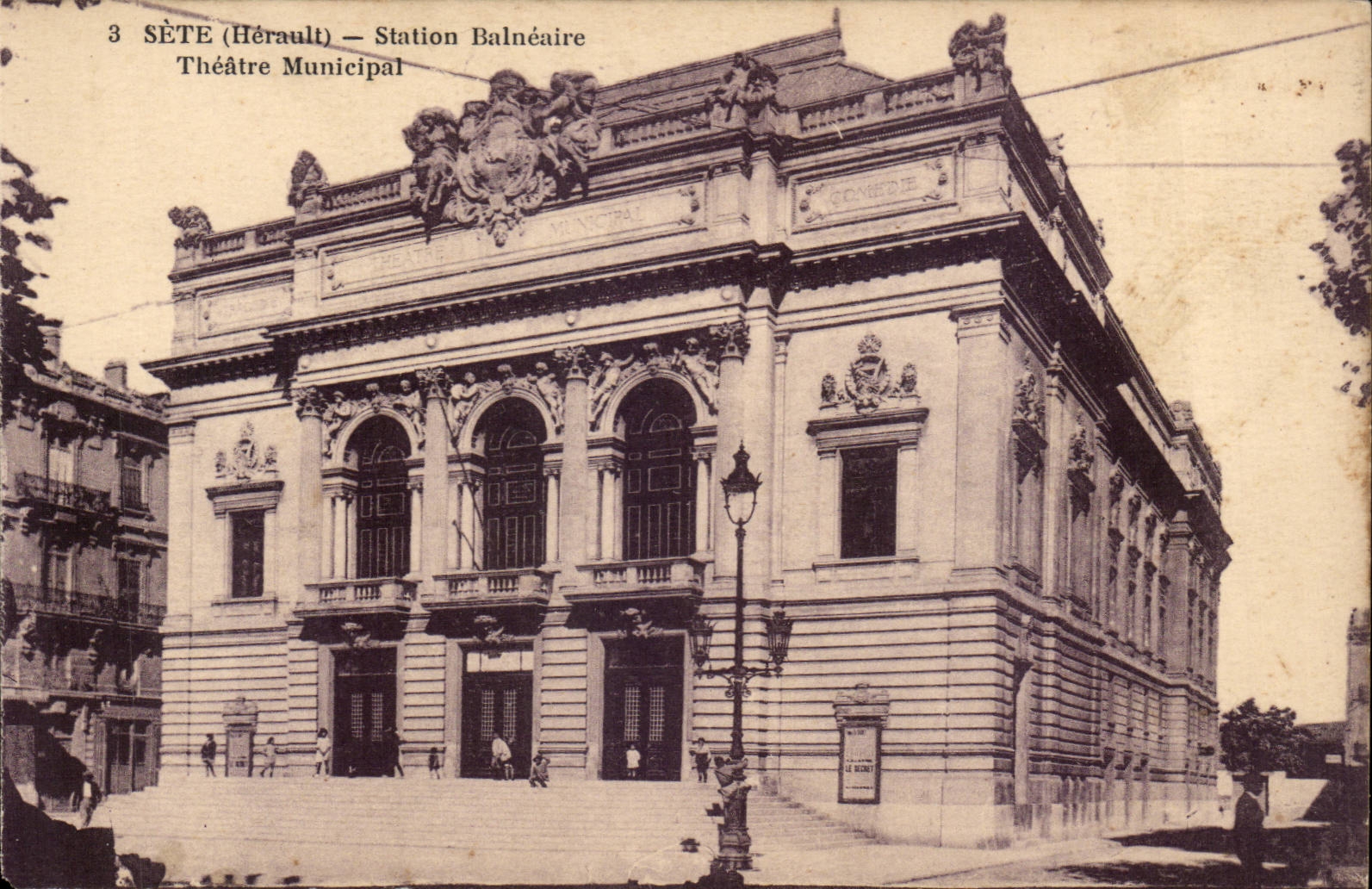 Sete CEtte CPA Station balneaire Theatre municipal