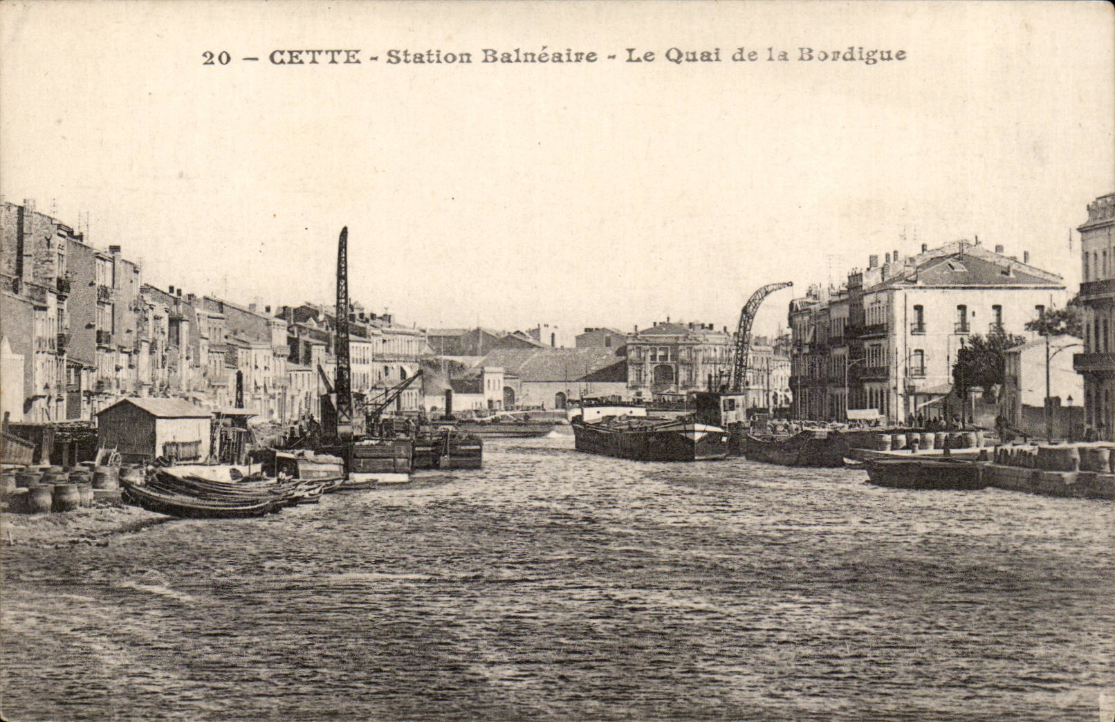 CETTE - Station Balnéaire - Le Quai de la Bordigue