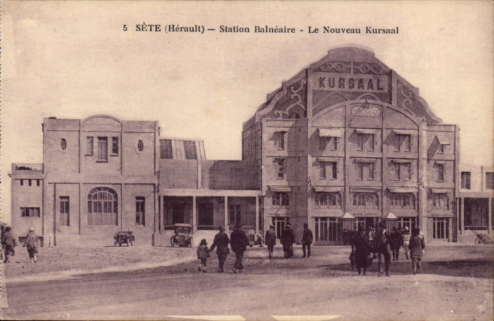 Sete Cette CPA Station balneaire Le nouveau Kursaal