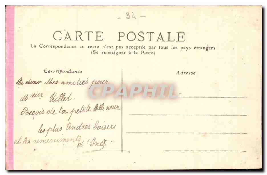 Sete - Cette - Station Balneaire - Le Port et la Jetee - whale station - CPA  — Rückseite