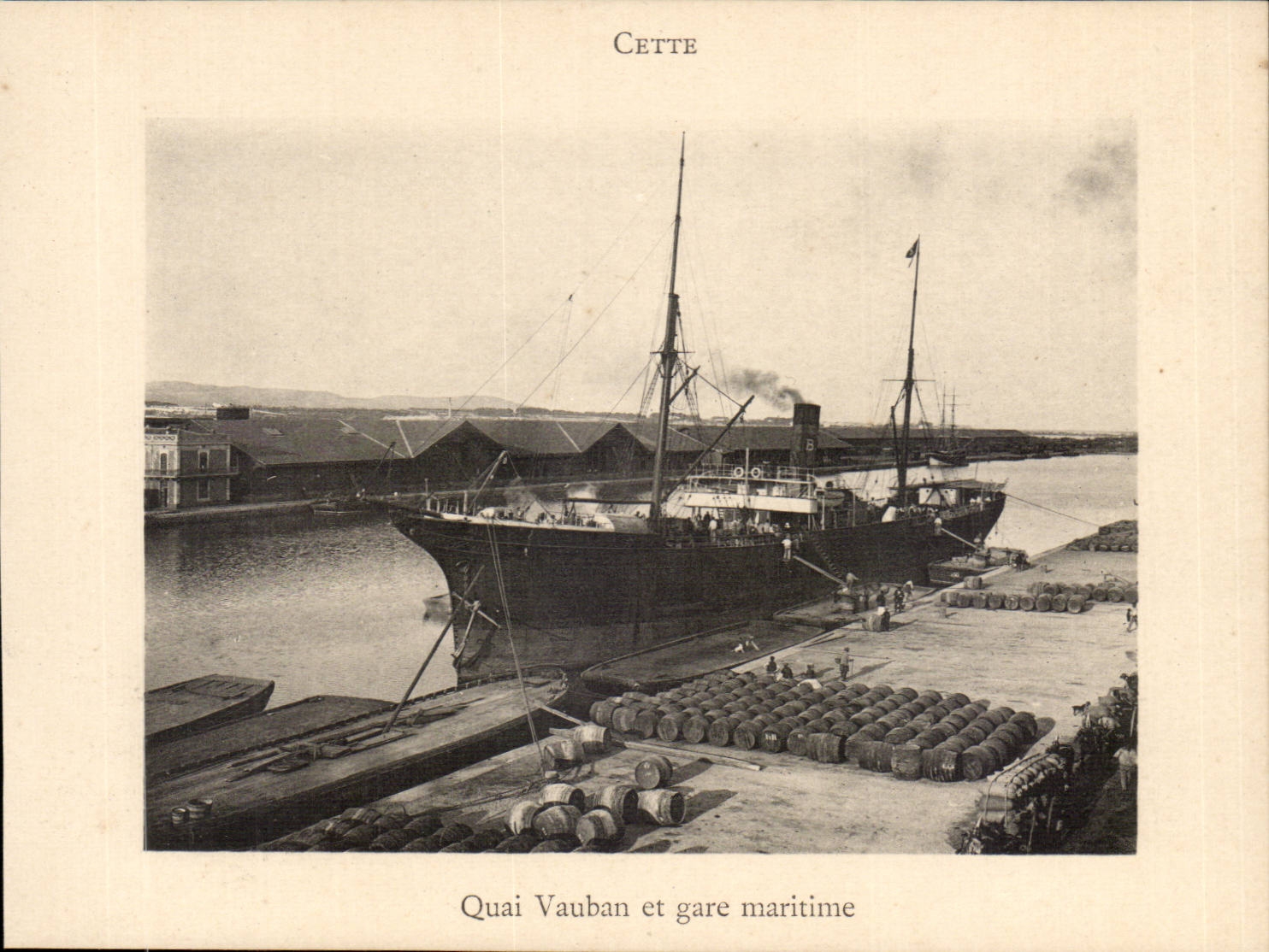 Quai Vauban et gare maritime — Cette