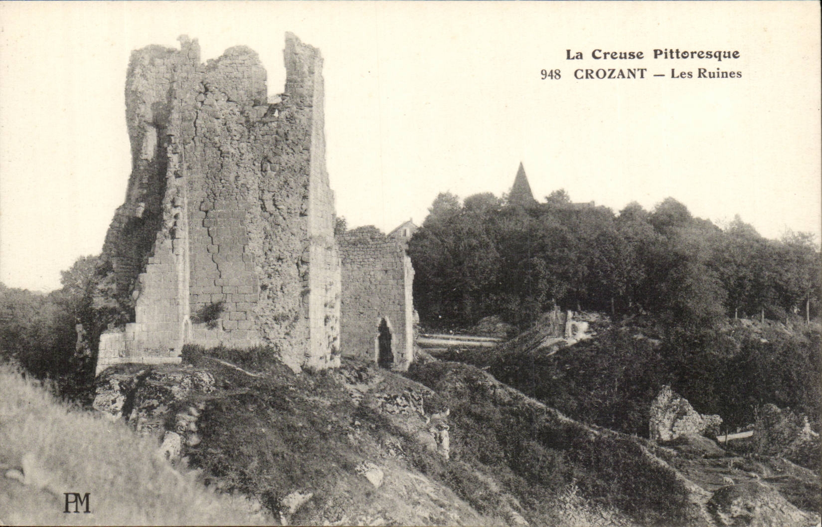 Crozant — Die Ruinen — PM
