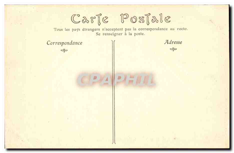 CROZANT (Creuse) — Les Ruines du Château et la Route — Rückseite