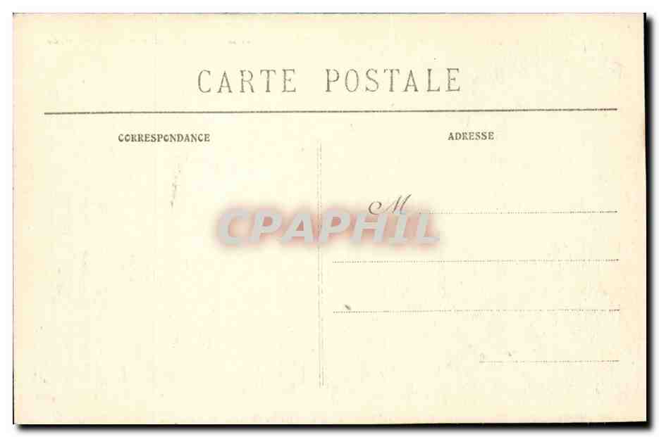 Crozant (Creuse) — Les Rochers de la Route d'Eguzon — La Tour Carrée — Rückseite
