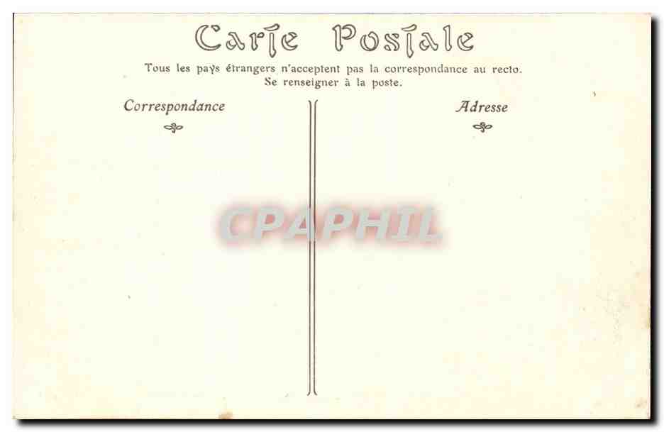 Creuse CPA Camp de la Courtine La musique au mess des officiers — Rückseite