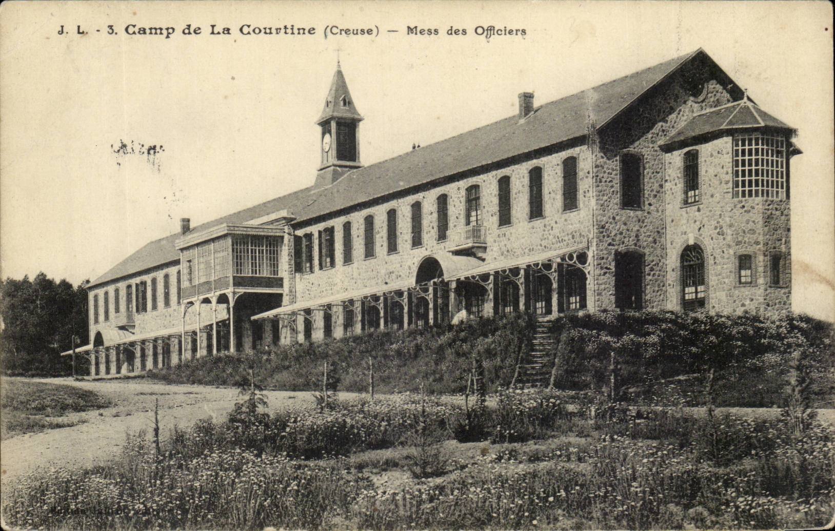 Creuse CPA Camp de la Courtine Mess des officiers