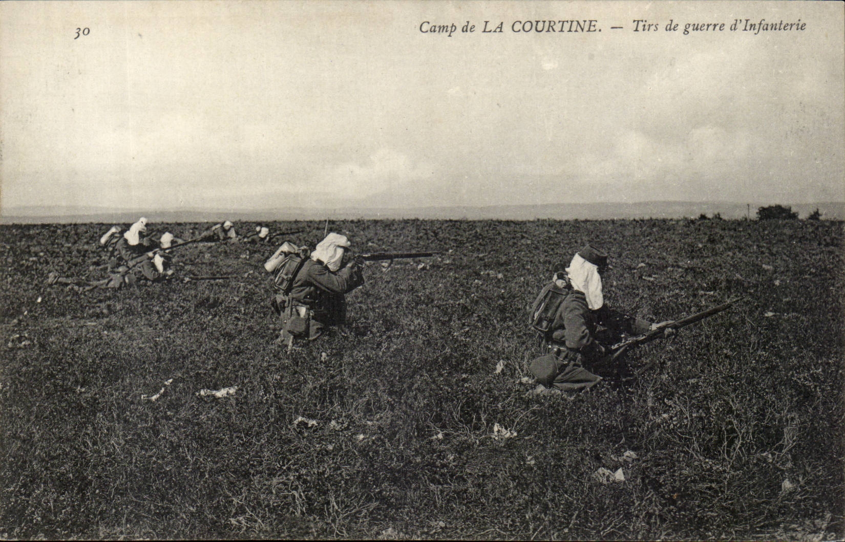 Camp de LA COURTINE — Infanterie-Schussübung