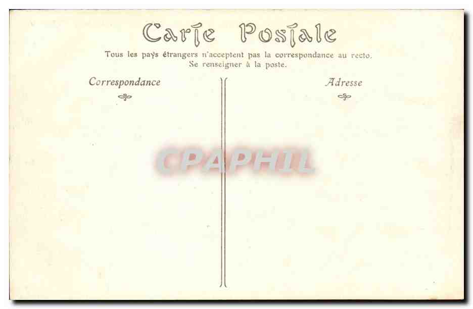 Camp de LA COURTINE — Infanterie-Schussübung — Rückseite