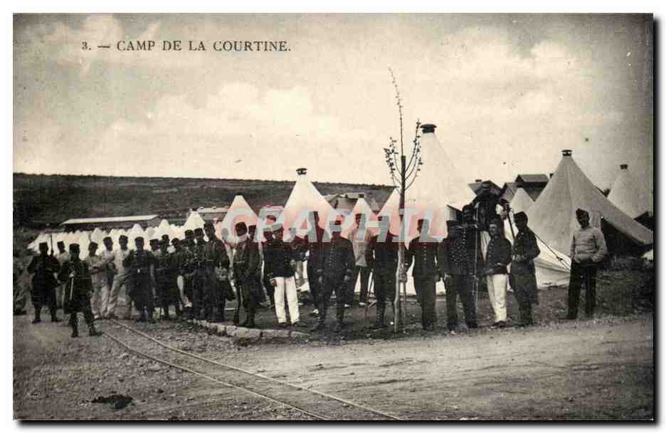 Creuse CPA Camp de la Courtine (militaria)
