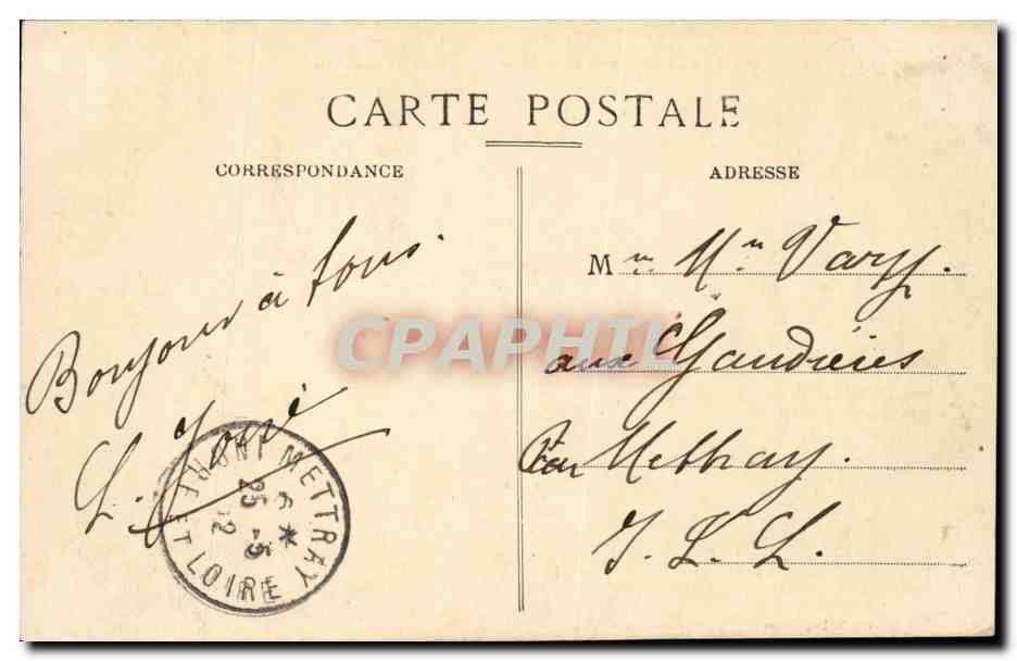 Camp de La Couristine (Creuse) — Canon 155 Rimaïlho — Édition Julian, Éditeur — Verso