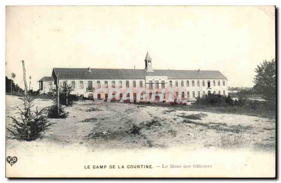 Creuse CPA Camp de la Courtine Mess des officiers (militaria) 