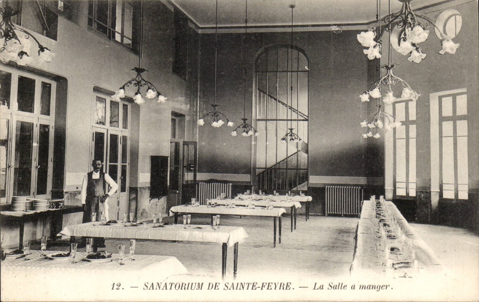 Sanatorium de Sainte-Feyre — La Salle à manger — n°12