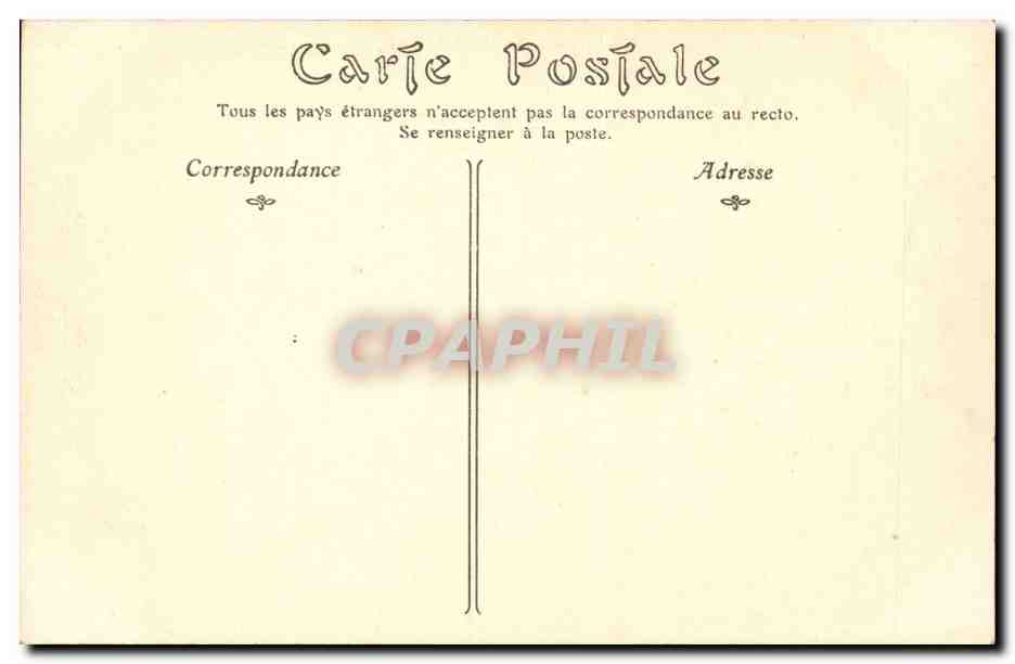 Creuse CPA Sanatorium de Sainte Feyre pres Gueret L'entree et la direction — Rückseite