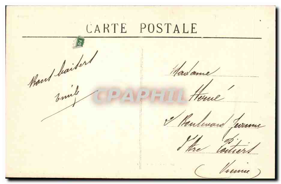 Creuse CPA CAmp de la Courtine 2eme brigade Une vue des baraquements (militaria) — Rückseite