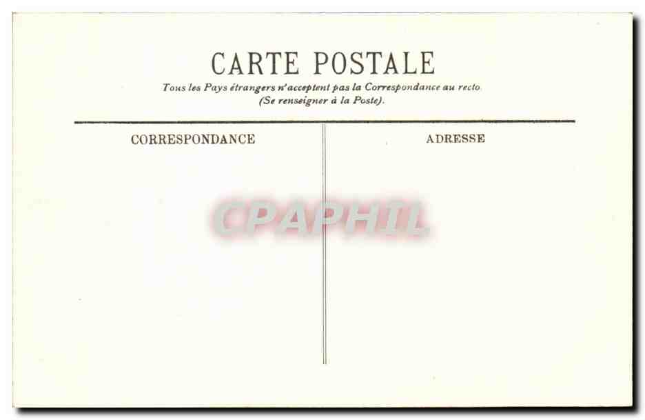 Sanatorium de Sainte-Feyre — La Loge du Concierge — Verso