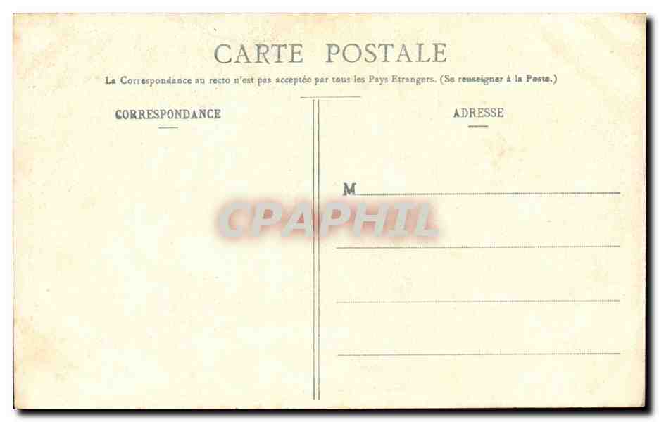 Jeux de mots paysans — Ét te jure, mo Françoucese, de ne jamais t'oublié! — A. de Nomme, édit. Gadefort — Rückseite