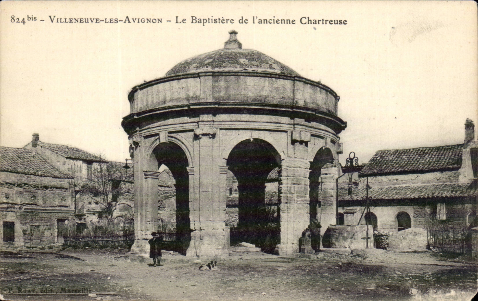 Villeneuve les Avignon - Le Baptistere de l'ancienne Chartreuse - CPA 