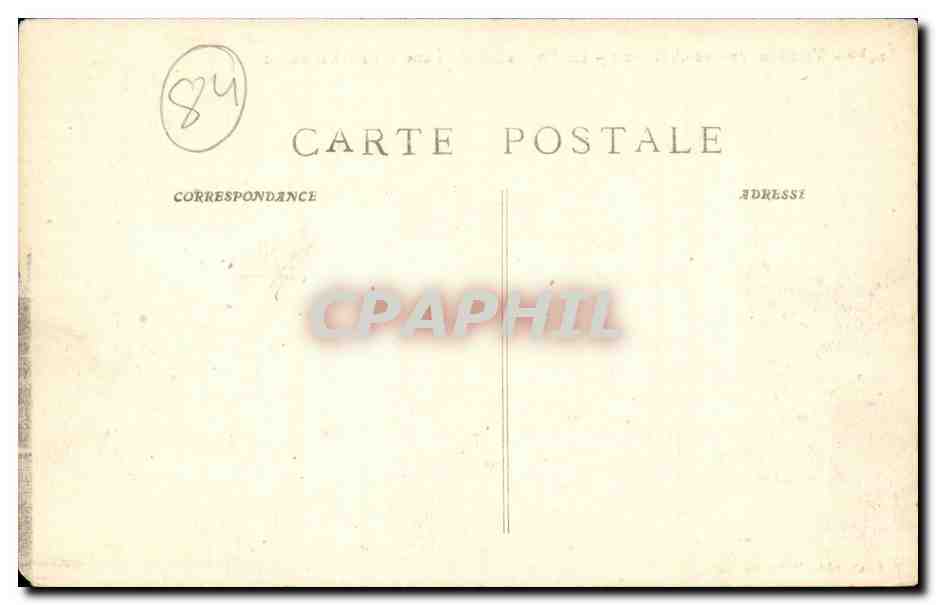 Villeneuve les Avignon - Le Baptistere de l'ancienne Chartreuse - CPA  — Verso