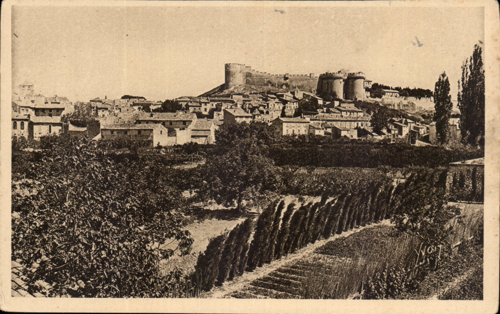 Villeneuve-lès-Avignon — El castillo fuerte — Les Éditions d'Art Yves, París