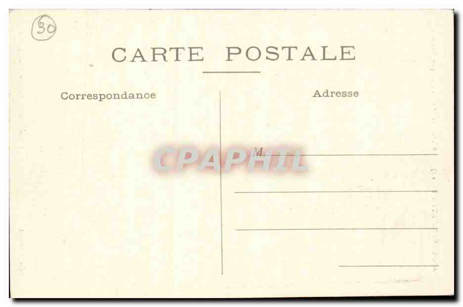 Aigues Mortes - Statue de St Louis Par Pradier CPA  — Back