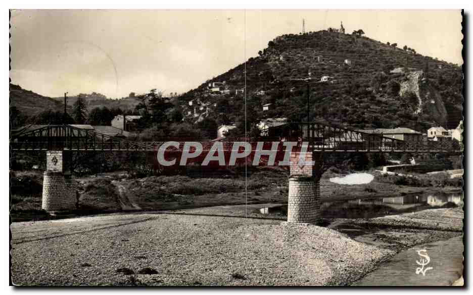Ales CPA Passerelle sur le Gardon