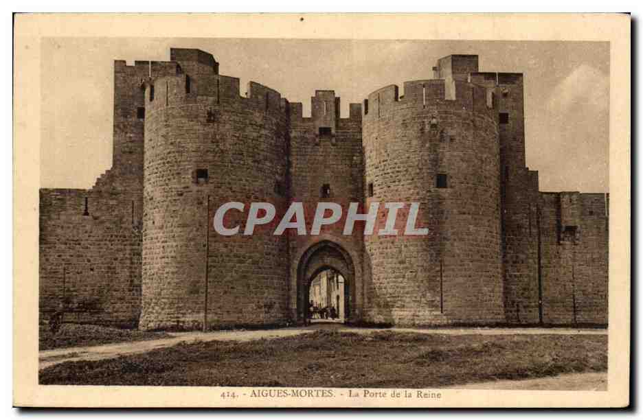 Aigues Mortes CPA La porte de la Reine