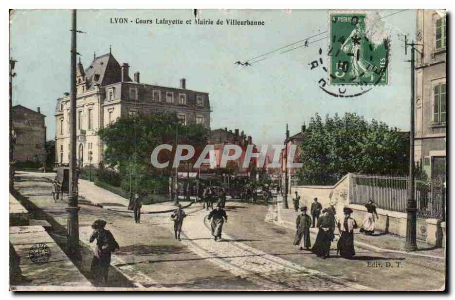 Lyon CPA Cours lafayette et mairie de Villerbanne