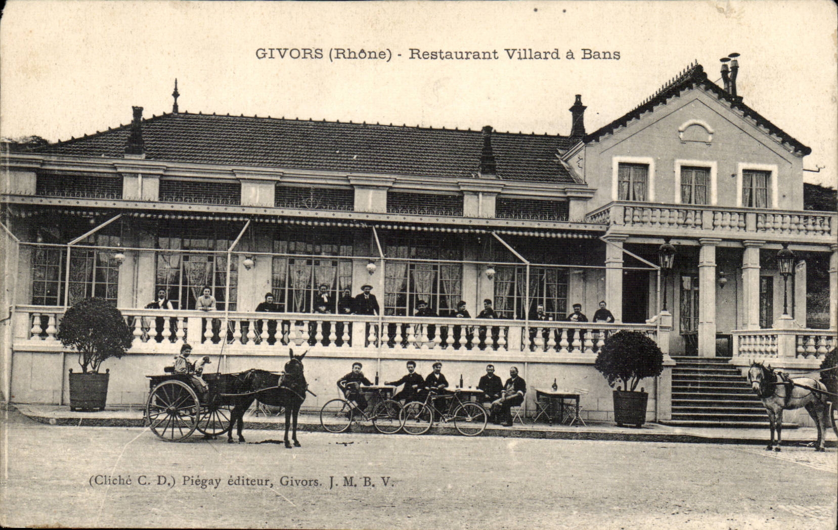 Givors (Rhône) - Restaurant Villard à Bans — Piégay éditeur, Givors
