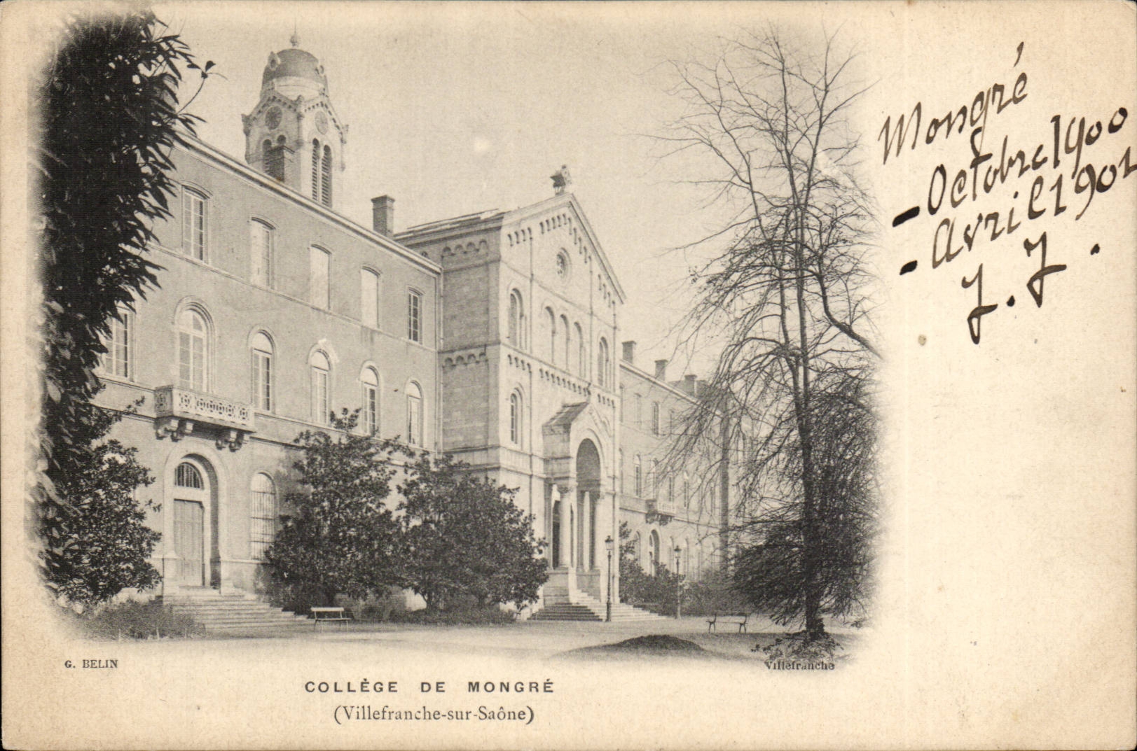 Collège de Mongré — Villefranche-sur-Saône — G. Belin