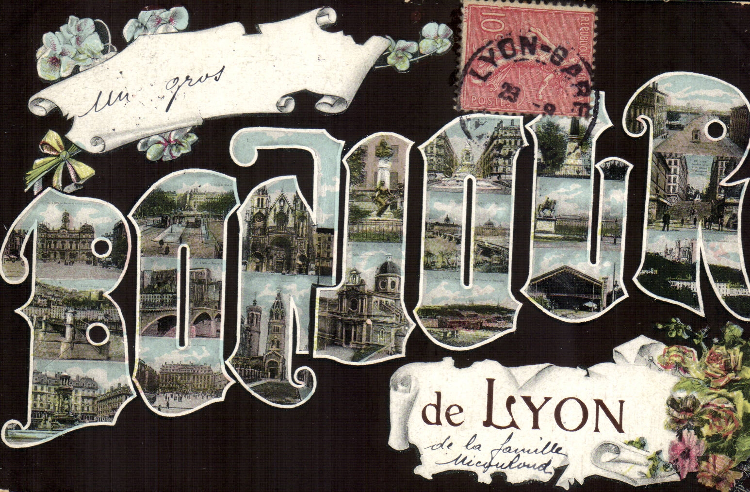 CPA Lyon Un bonjour