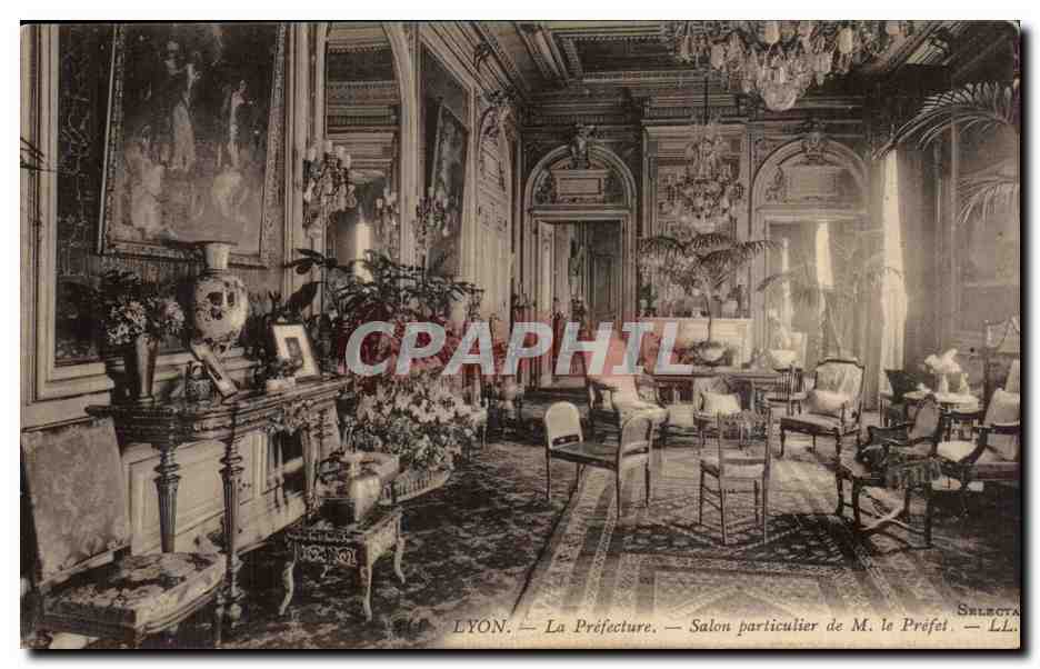 CPA Lyon La Prefecture Salon particulier de M le Prefet