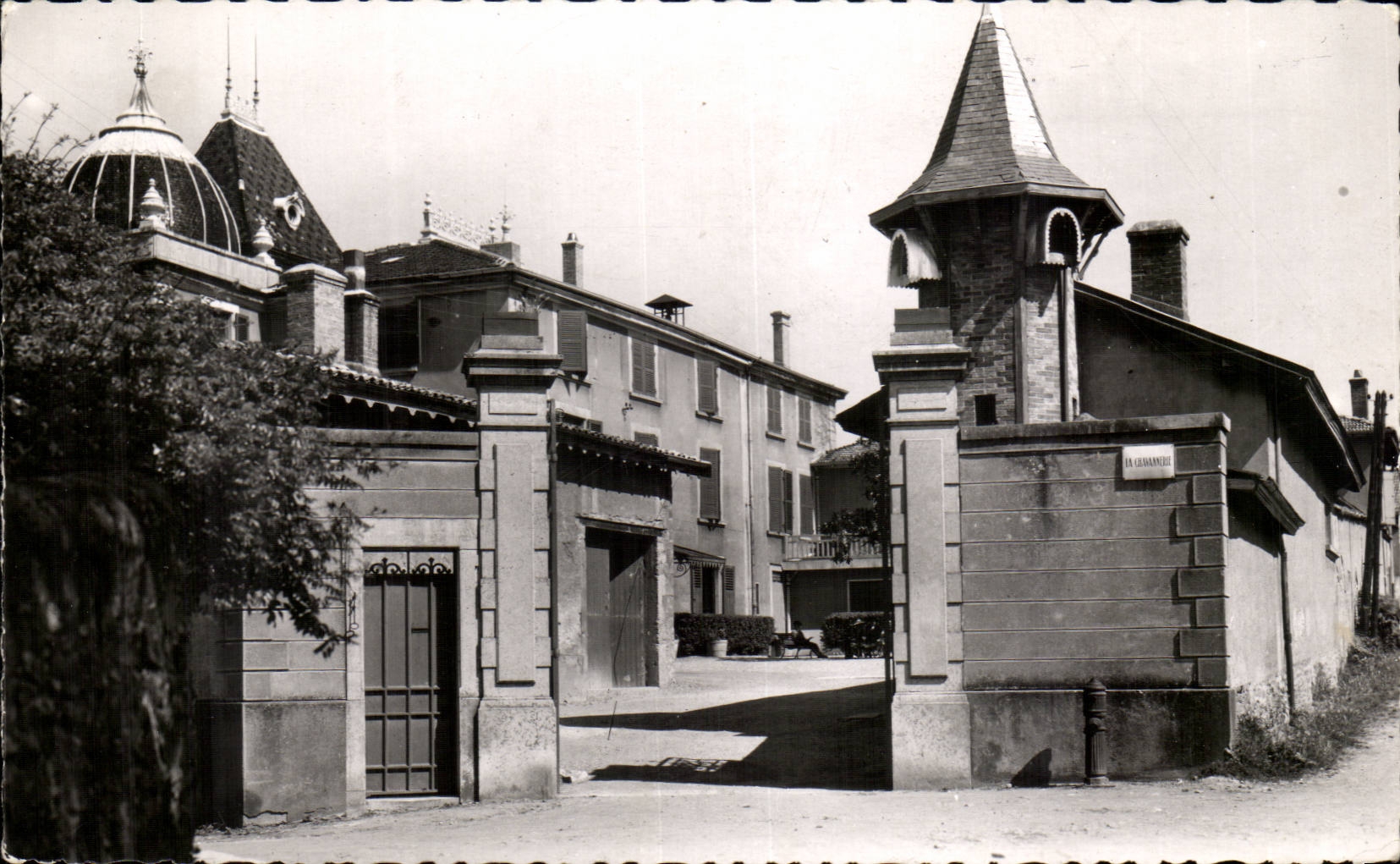CPSM Chaponost Maison de repos La Chavannerie L'entree