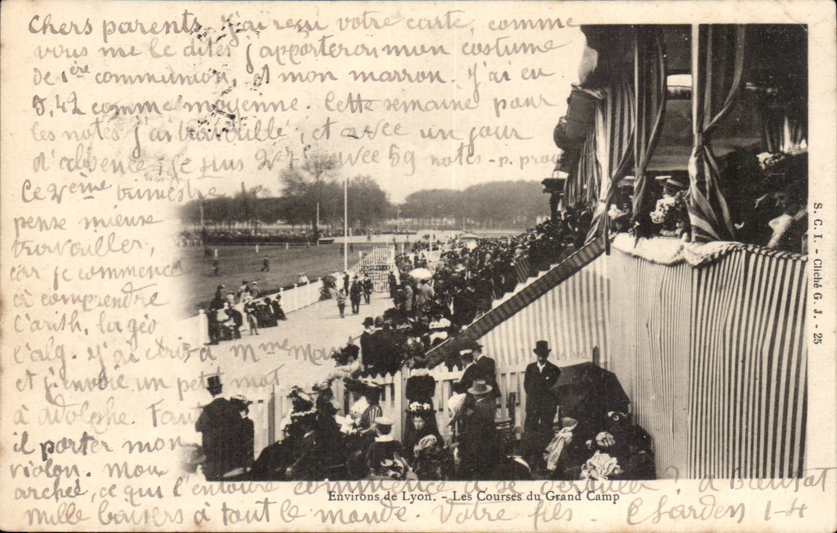 Environs de Lyon — Les Courses du Grand Camp — S.C.I. - Chiotte G.J. - 25