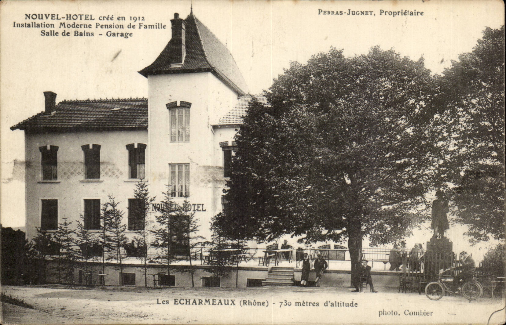 Nouvel-Hôtel — Installation Moderne Pension de Famille — Perras-Jugnet, Propriétaire — photo. Combier
