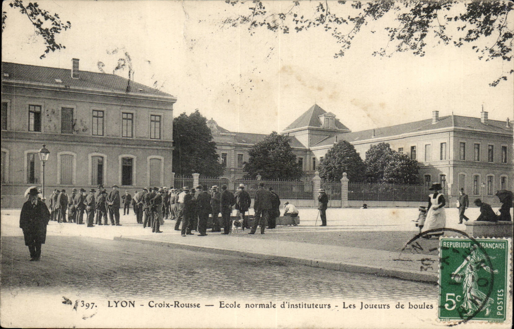 LYON - Croix-Rousse — Scuola normale degli insegnanti — I Giocatori di palle