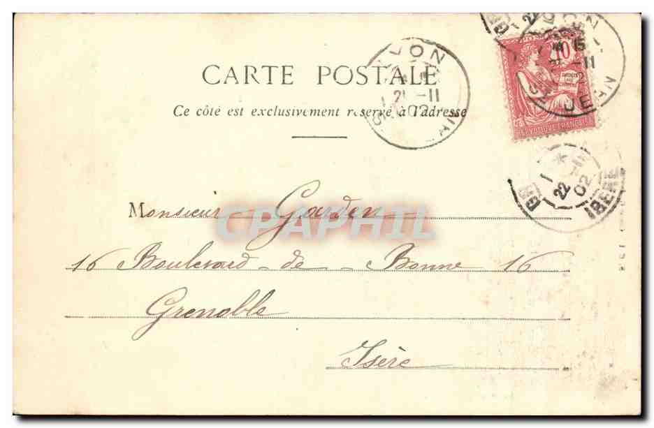 Environs de Lyon - Les Courses du Grand Camp - Au Pesage — S.C.I. - Cliché G.J. - 35 — Reverso