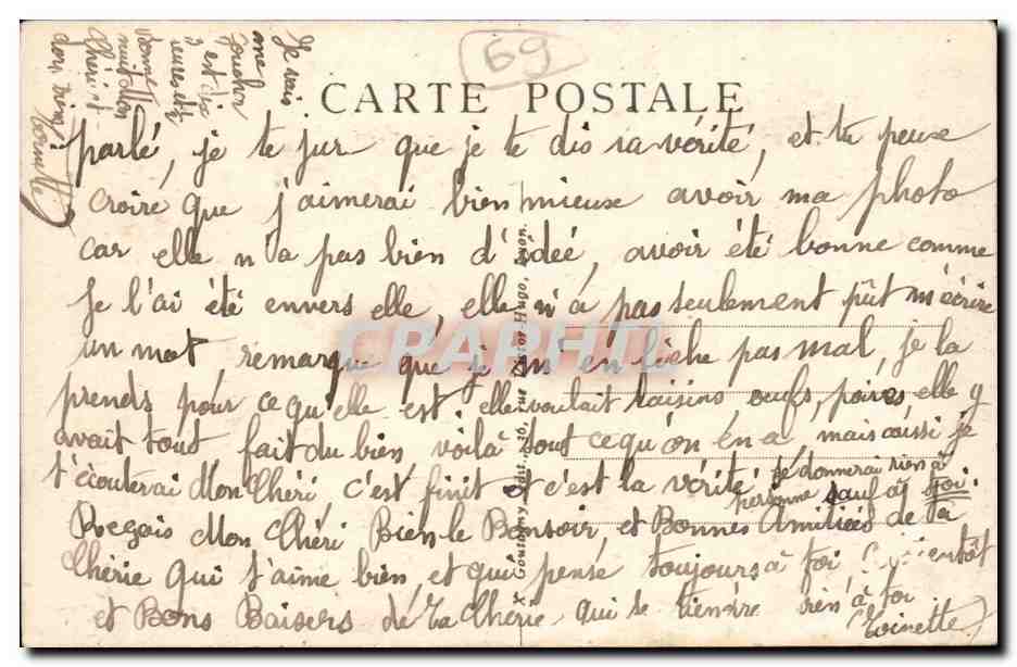 Polleymieux et ses hameaux CPA  — Rückseite