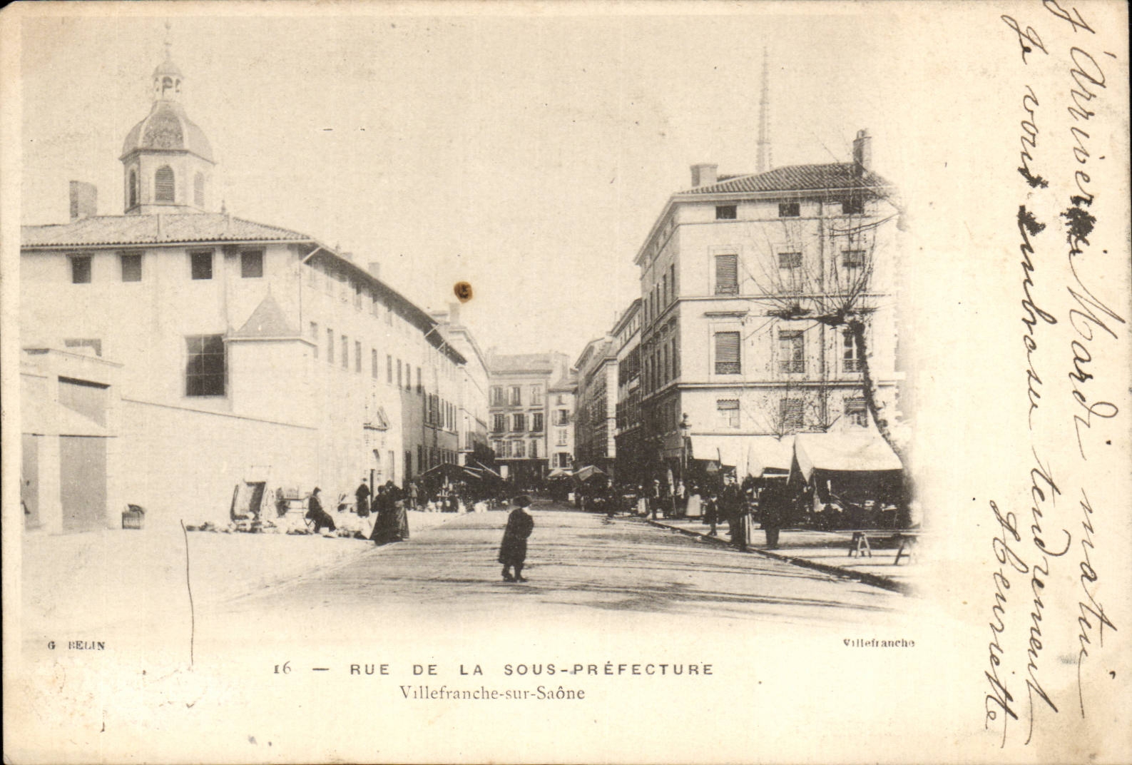 Villefranche-sur-Saône — Rue de la Sous-Préfecture — G. Belin, n°16