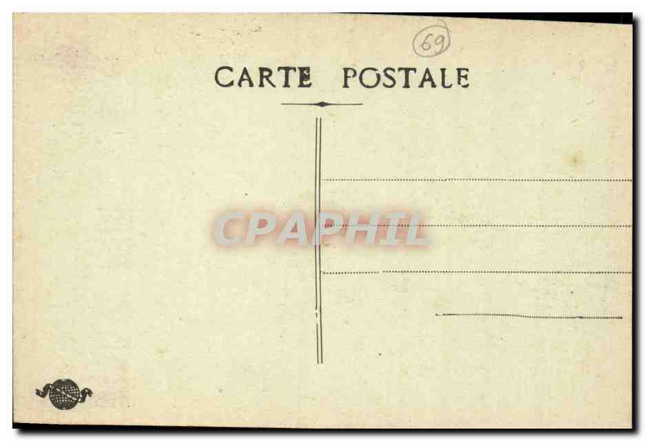 Saint Fons CPA Vue du Foiralet — Rückseite
