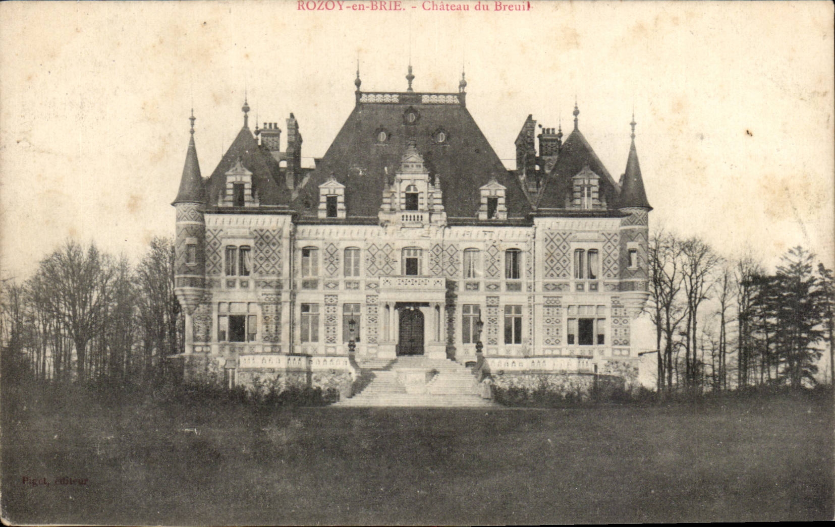 Rozoy en Brie CPA Chateau du Breuil
