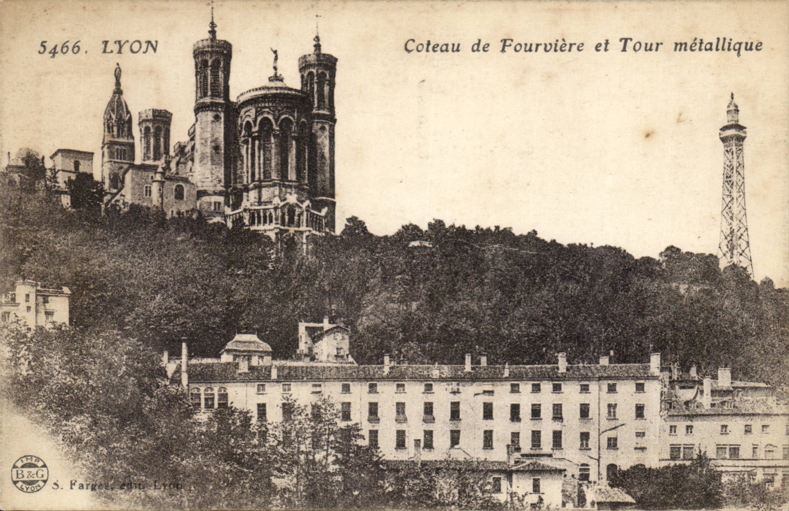 Lyon CPA Coteau de Fourviere et Tour metallique