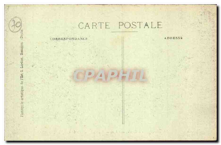 Hericourt CPA Vue sur la Luzine — Rückseite