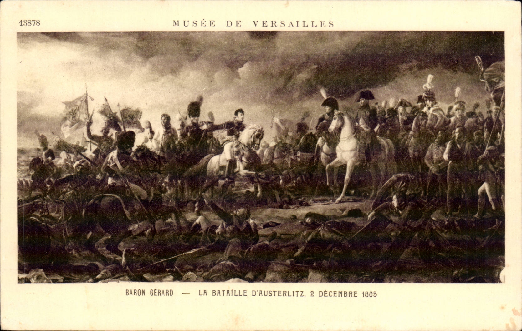 Musee de Versailles CPA Baron Gerard La bataille d'Austerlitz 2 decembre 1805 Napoleon