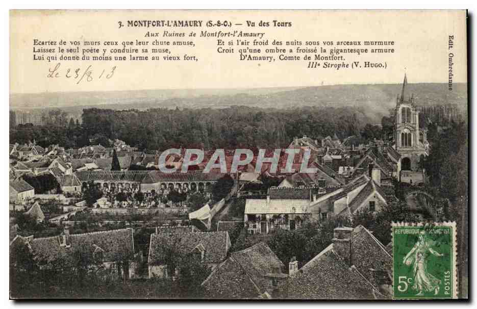 Montfort l'amaury CPA Vu des Tours