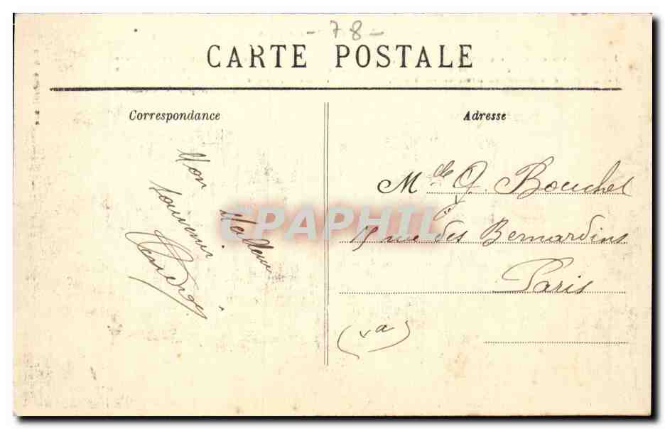 Montfort l'amaury CPA Vu des Tours — Rückseite