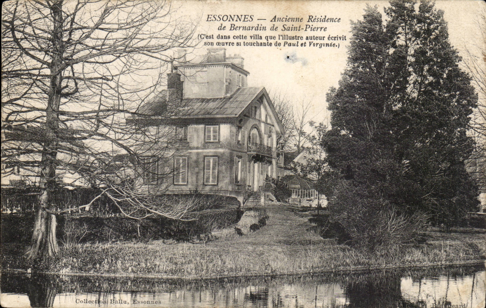 Essonnes CPA Ancienne residence de Bernardin de Saint Pierre